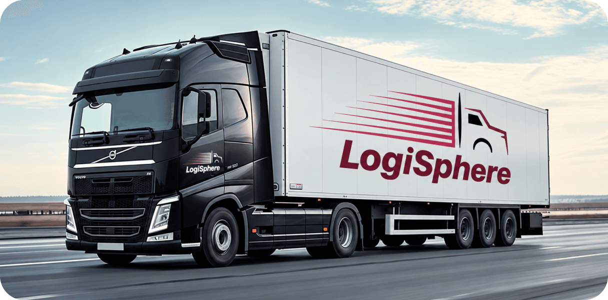 LogiSphere app mockups