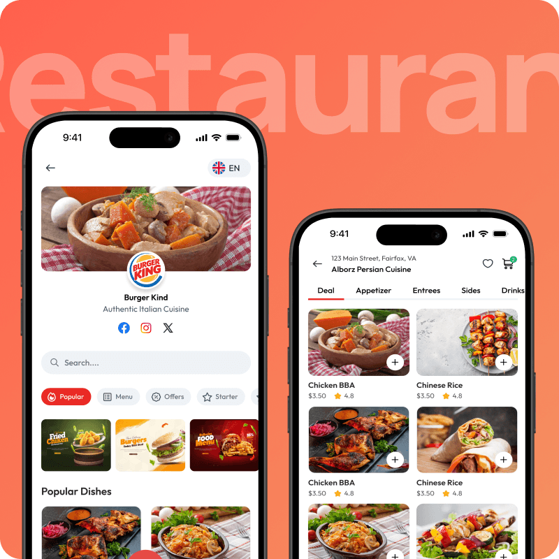 Restaurant website